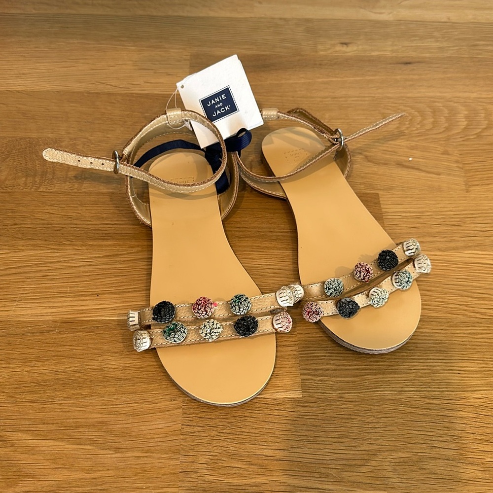 Janie and Jack Girls Sandals, size 1 NWT